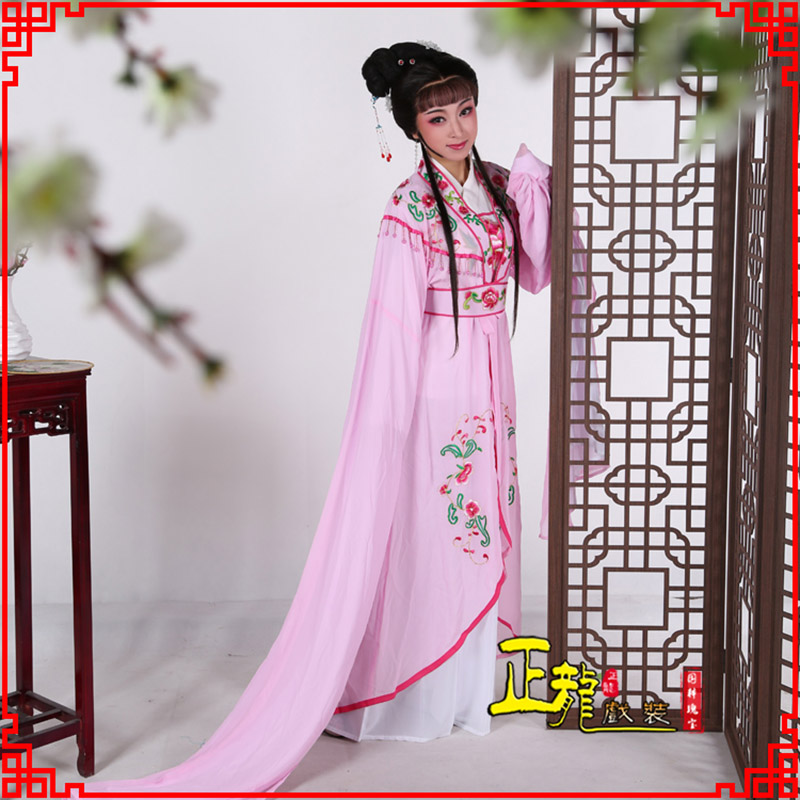 呼和浩特花旦黄梅戏服古装戏服水袖戏剧假云肩长披
